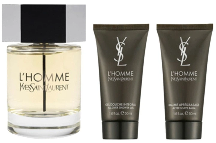 Набір Yves Saint Laurent L'Homme Туалетна вода 100 мл + Бальзам після гоління 2 x 50 мл (3614273873888) - зображення 2