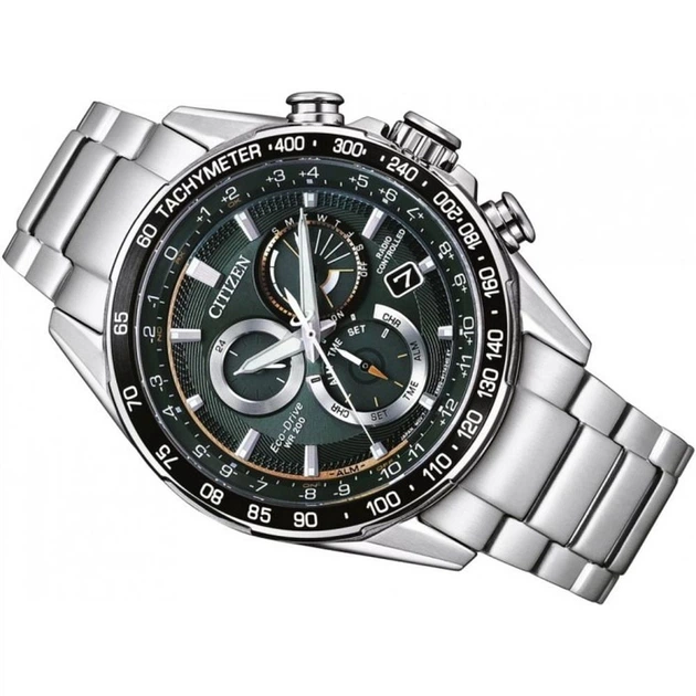 Наручний годинник CITIZEN CB5914-89X Зелений/Сріблястий - зображення 2