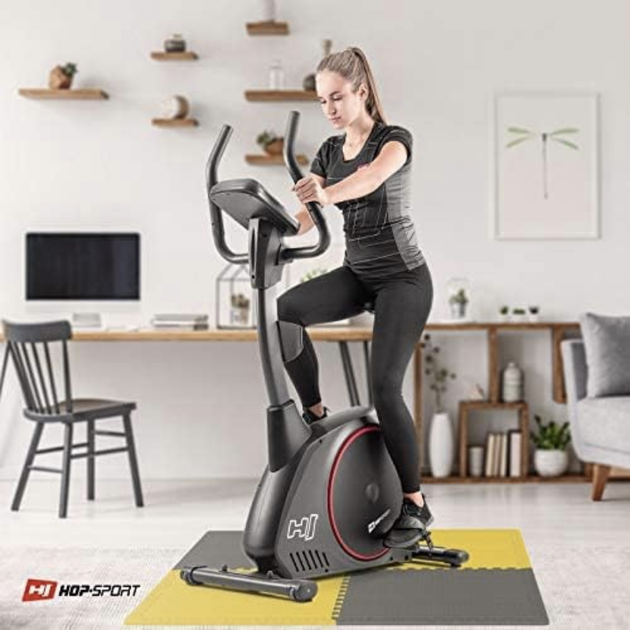 Мат-пазл Hop-Sport EVA 1см HS-A010PM 4 частини жовто-сірий спортивні мати пазли для дому - зображення 14