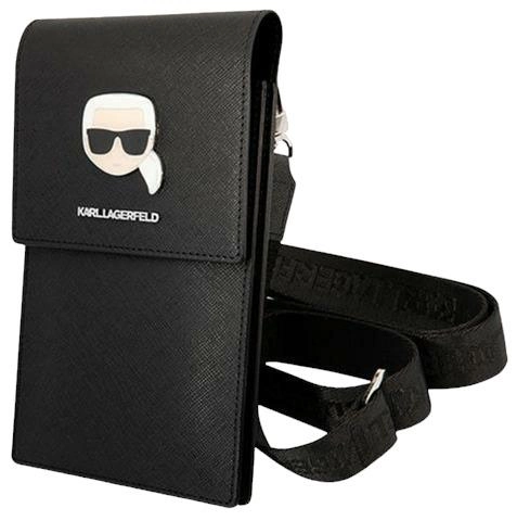 Чохол-сумка Karl Lagerfeld Metal Karl Head Black (3666339051853) - зображення 2