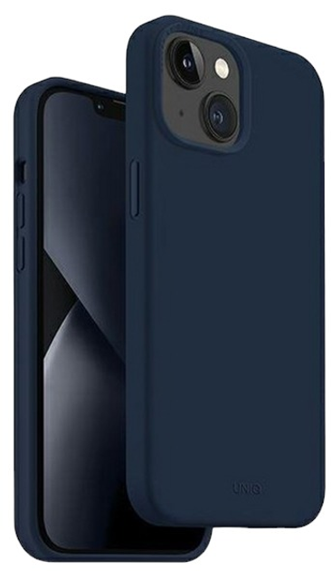 Панель Uniq Lino для Apple iPhone 14 Marine blue (8886463681558) - зображення 1