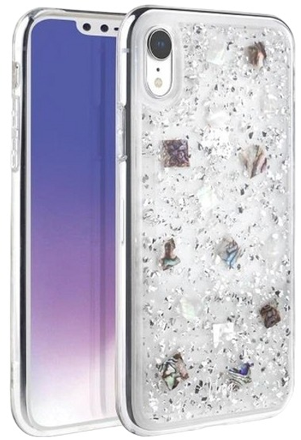 Etui Uniq Lumence Clear do Apple iPhone Xr Srebrny (8886463664988) - obraz 1