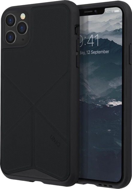 Панель Uniq Transforma для Apple iPhone 11 Pro Max Ebony Black (8886463672419) - зображення 1