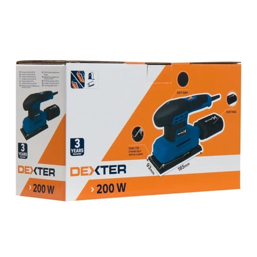 Віброшліфмашина Dexter Power 200ВТ 1/3 - изображение 5