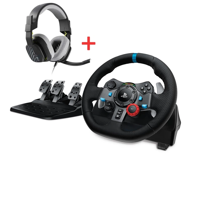 Кермо Logitech G29 Driving Force + гарнітура Astro A10 Bundle (941-000112, 991-000486) - Фото 1 Кермо Logitech G29 Driving Force + гарнітура Astro A10 Bundle (941-000112, 991-000486) - зображення 1