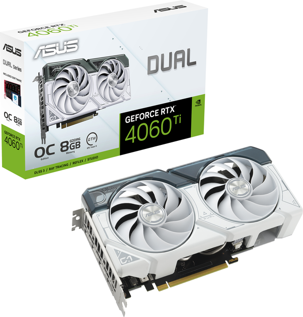 Karta graficzna ASUS PCI-Ex GeForce RTX 4060 Ti Dual White OC Edition 8GB GDDR6 (128bit) (2595/18000) (1 x HDMI, 3 x DisplayPort) (90YV0J42-M0NA00) - obraz 13