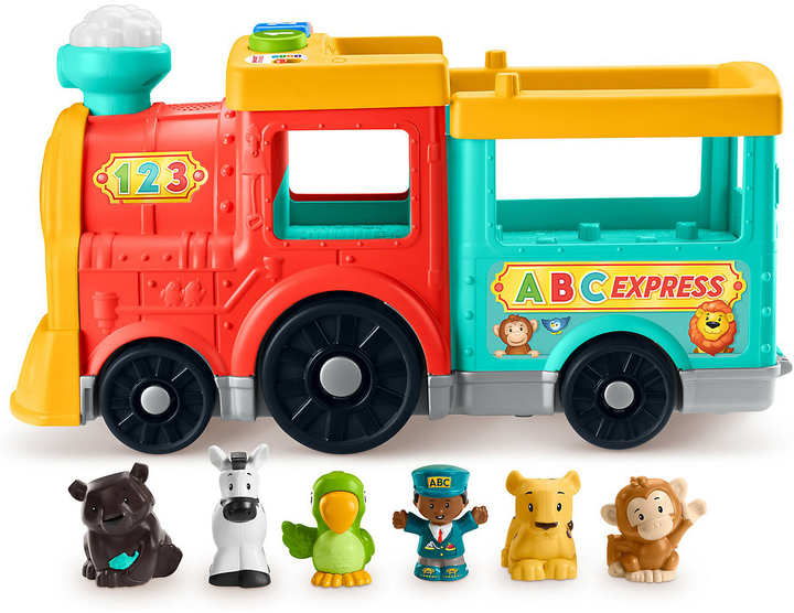 Toczące się zabawka Fisher-Price Little People ABC Train (D) (194735067381) - obraz 2