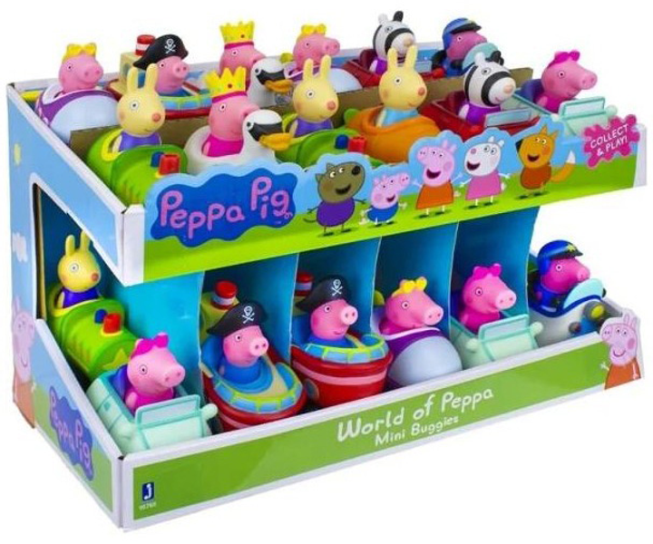 Tocząca się zabawka Jazwares Peppa Pig Mini samochód Peppy (681326957850) - obraz 2