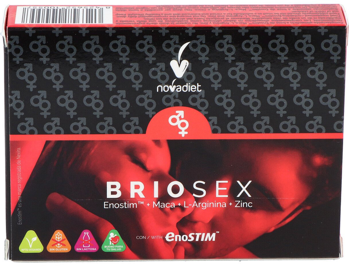 Дієтична добавка Novadiet Briosex 30 капсул (8425652100557) - зображення 1