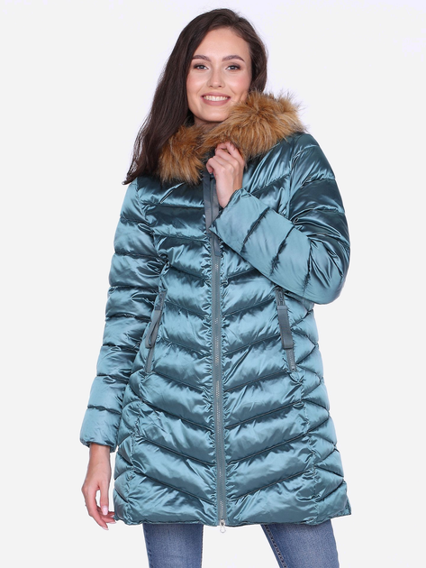 Куртка зимова жіноча PERSO BLH220036FF L Смарагдова (5908312939108) - зображення 1