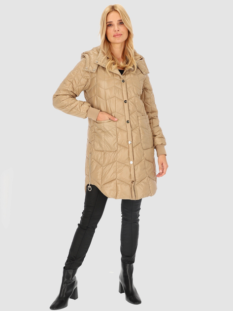 Куртка зимова жіноча PERSO BLH235050F 2XL Бежева (5905080221244) - зображення 1