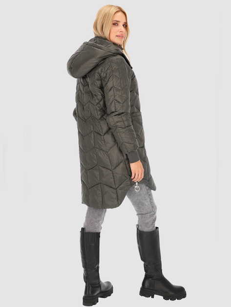 Куртка зимова жіноча PERSO BLH235050F M Хакі (5905080221275) - зображення 2