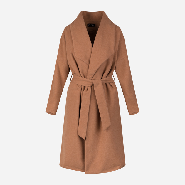 Пальто жіноче Figl M713 S/M Бежеве (5902194383394) - зображення 10