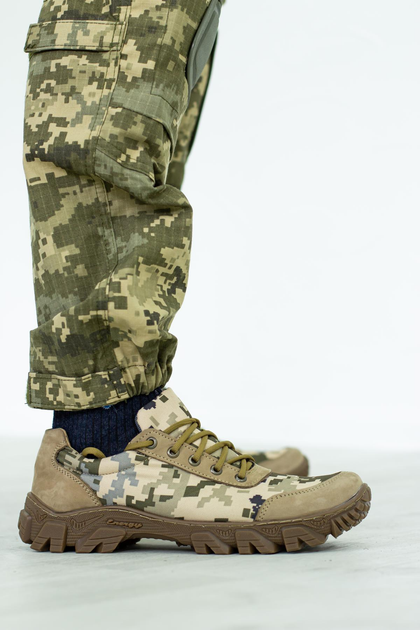 Летние тактические кроссовки Low kick, Пиксель, 45 размер - изображение 1