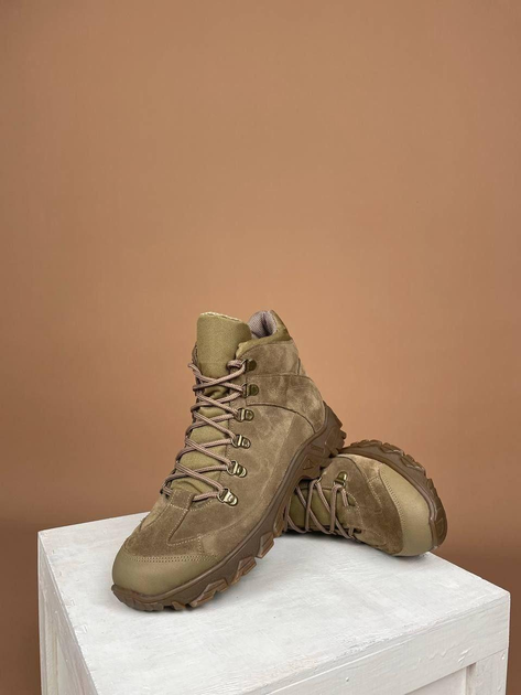 Тактичні черевики Побратим - 7, весна-літо на шнурівці, розмір 40, Койот - зображення 1