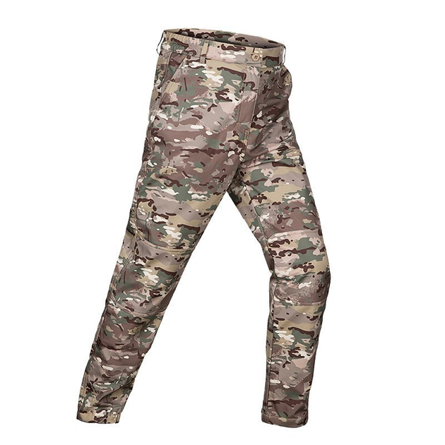 Штаны утеплённые SoftShell с флисовой подкладкой (размер XL) (мультикам) - изображение 1