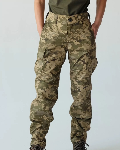 Жіночі тактичні штани піксель для ЗСУ розмір XL - зображення 1