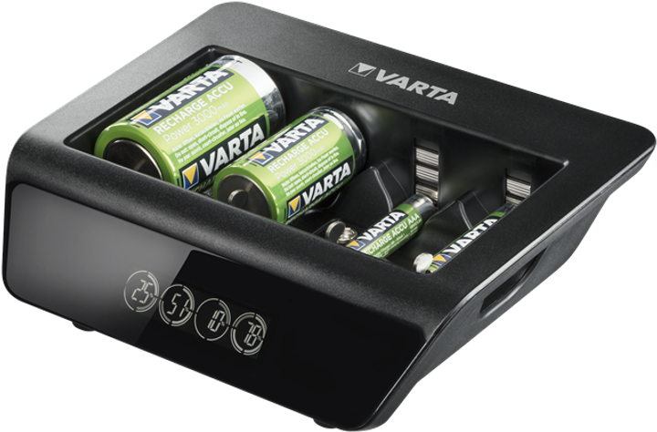 Зарядний пристрій Varta LCD Universal Charger+ EU Чорний (57688101401) - зображення 2