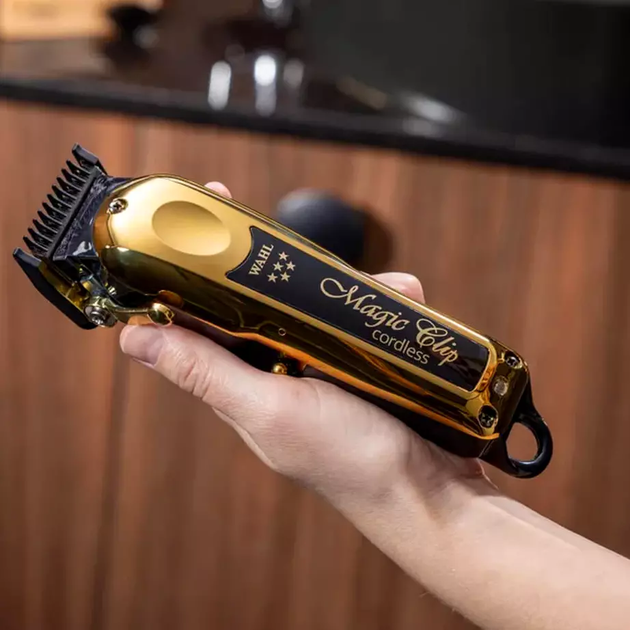 Машинка для стрижки Wahl Magic Clip Gold 5V, 08148-716, бездротова - зображення 5