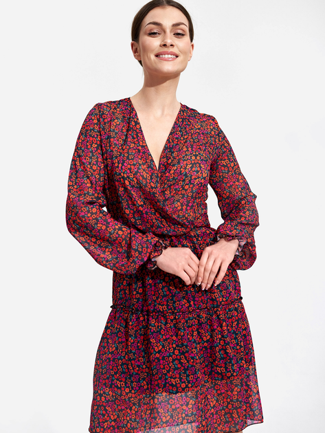 Sukienka trapezowa damska Figl M859 S/M Czerwona (5902194409063) - obraz 1