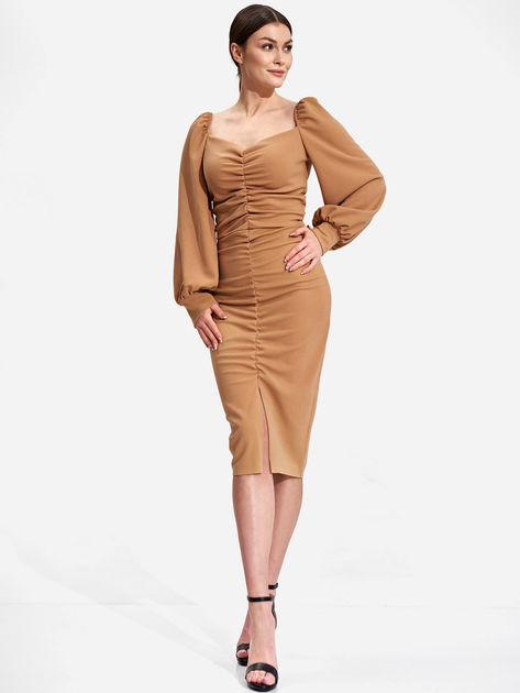 Плаття жіноче Figl M871 L Бежеве (5902194410700/5902982013489) - зображення 3