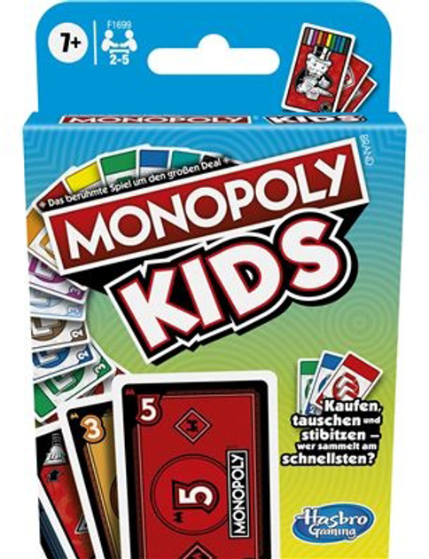 Gra planszowa Hasbro Monopoly Gra karciana dla dzieci (5010993851058) - obraz 1