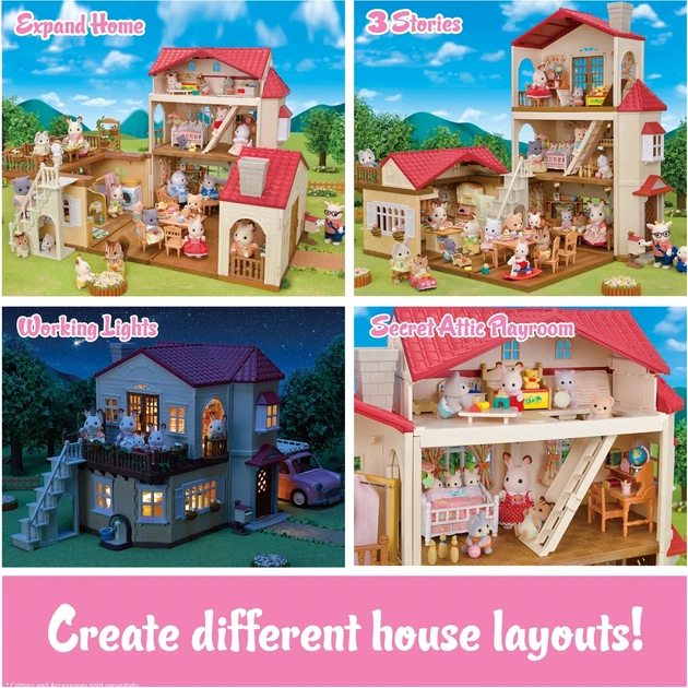 Великий будинок з секретною мансардою Sylvanian Families (5708
