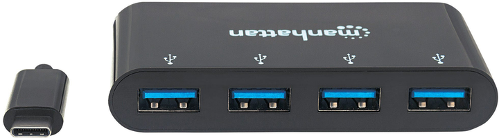 USB-хаб Manhattan Type-C на 4 порти USB 3.0 (766623162746) - зображення 3