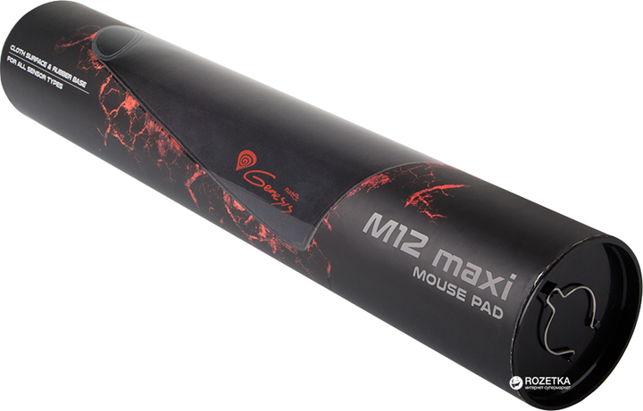 Ігрова поверхня Natec Genesis M12 XL Black (NPG-0660) - зображення 3