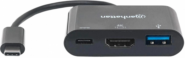 Stacja dokująca Manhattan USB 3.0 + HDMI + USB Type-C (766623152037) - obraz 1