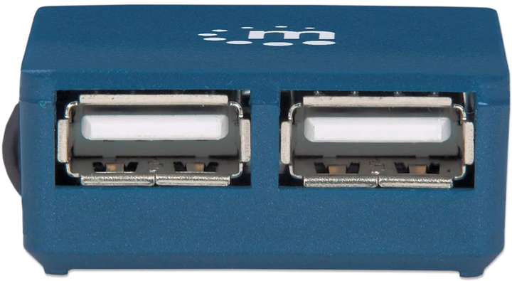 Hub USB Manhattan Micro 4 ports USB 2.0 (0766623160605) - obraz 3