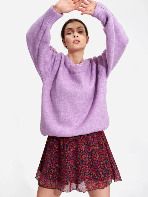 Spódnica trapezowa damska mini Figl M878 S Czerwona (5902194411493) - obraz 3