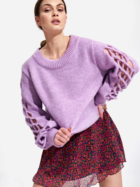 Spódnica trapezowa damska mini Figl M878 S Czerwona (5902194411493) - obraz 4