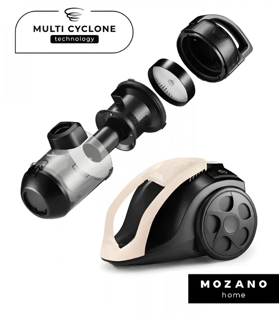 Пилососи для сухого збирання без мішка Mozano Smart Cyclonic 4000 - зображення 4