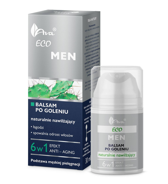 Krem do twarzy AVA Laboratorium Eco Men Mattifying Regenerating 50 ml (5906323005157) - obraz 1