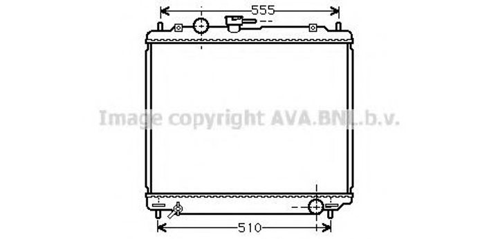 Радіатор, Система охолодження двигуна Ava (MT2109) - зображення 1