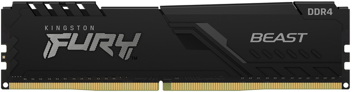 Оперативна пам'ять Kingston Fury DDR4-2666 32768 MB PC4-21300 Beast Black (KF426C16BB/32) - зображення 1