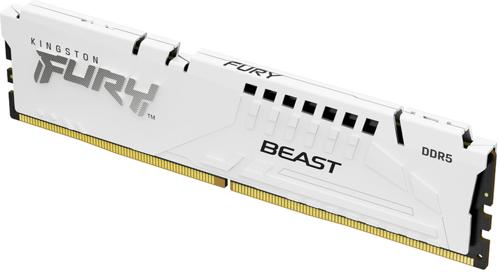 Pamięć Kingston Fury DDR5-5200 32768MB PC5-41600 Beast AM5 White (KF552C36BWE-32) - obraz 3