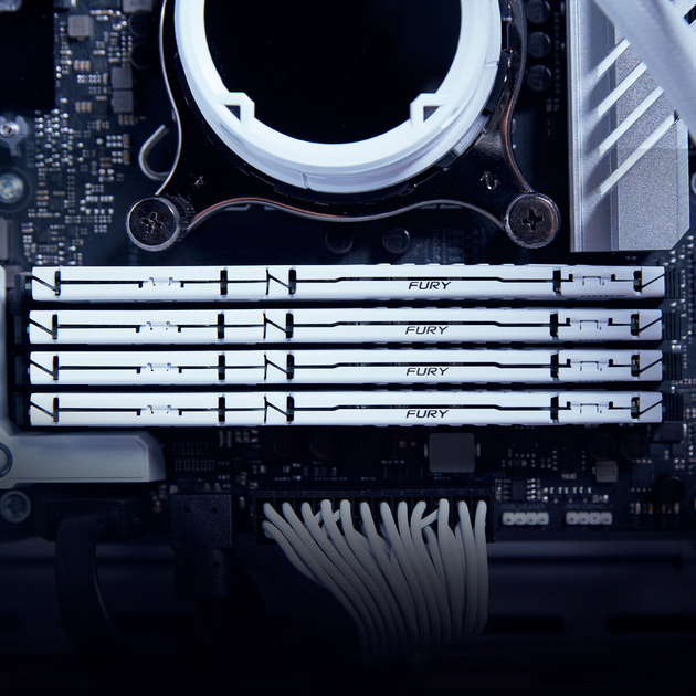 Pamięć Kingston Fury DDR5-5200 65536MB PC5-41600 (Kit of 2x32768) Beast AM5 White (KF552C36BWEK2-64) - obraz 6