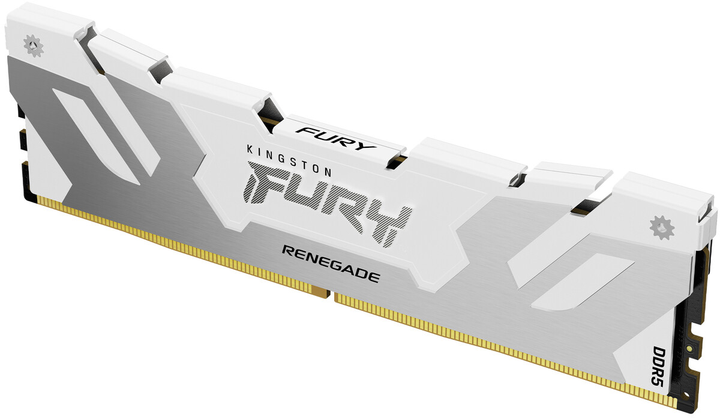 Оперативна пам'ять Kingston FURY DDR5-6400 16384MB PC5-51200 Renegade 1Rx8 White (KF564C32RW-16) - зображення 1