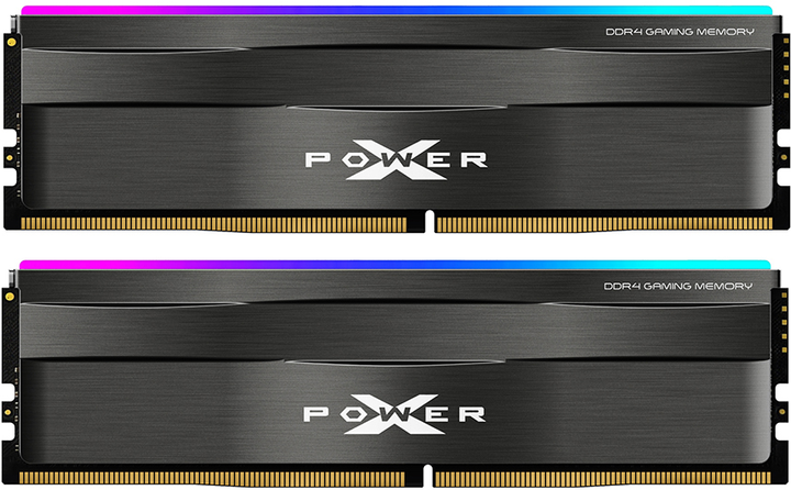 Pamięć Silicon Power DDR4-3200 32768MB PC4-25600 (Kit of 2x16384) XPOWER Zenith RGB (SP032GXLZU320BDD) - obraz 1