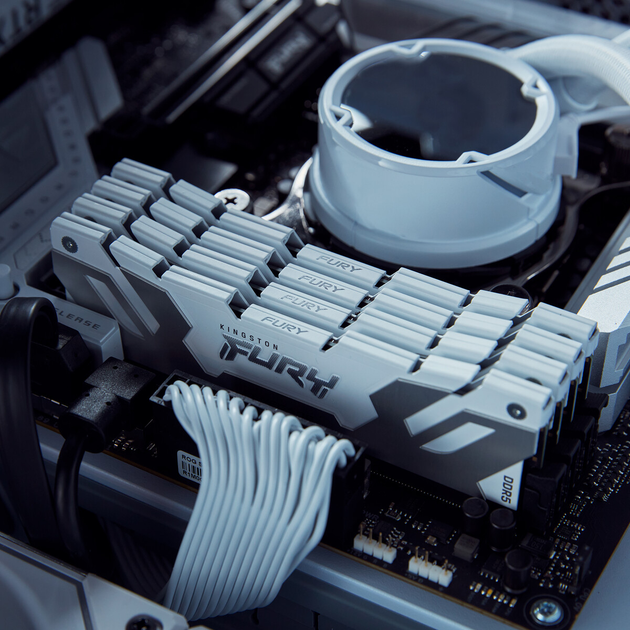 Pamięć Kingston FURY DDR5-7200 16384MB PC5-57600 Renegade 1Rx8 White (KF572C38RW-16) - obraz 7