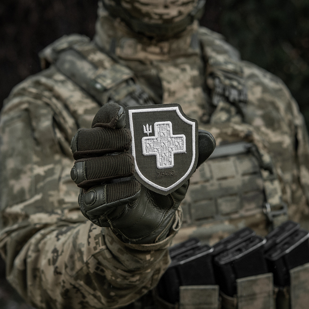 M-Tac нашивка Хрест ЗСУ (вишивка) Ranger Green - изображение 2
