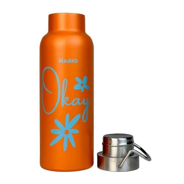 Бутылка термос 500 мл MAGIO MG-1041O Orange (SHiz14758) - Фото 2 Бутылка термос 500 мл MAGIO MG-1041O Orange (SHiz14758) - изображение 2