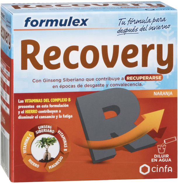 Suplement diety Cinfa Formulex Recovery 14 saszetek (8470001746436) - obraz 1