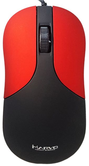 Миша Marvo DMS002 USB Red (DMS002RD) - зображення 1