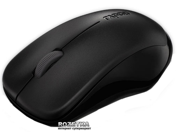 Миша Rapoo 1620 Wireless Black - зображення 2