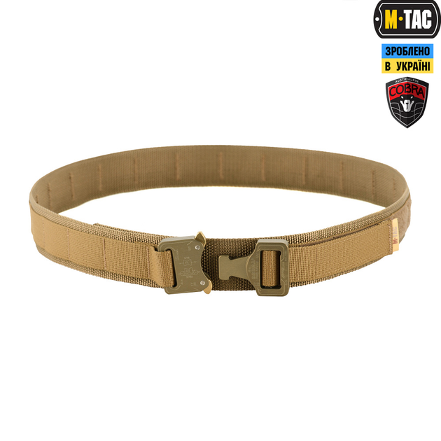 M-Tac ремінь Cobra Buckle Tactical Belt Coyote 3XL - зображення 2