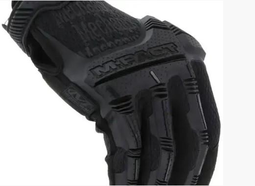 Армейские военные перчатки всу чёрные усиленные тактические Mechanix M-Pact полнопалые, 895378 Black-L - изображение 2