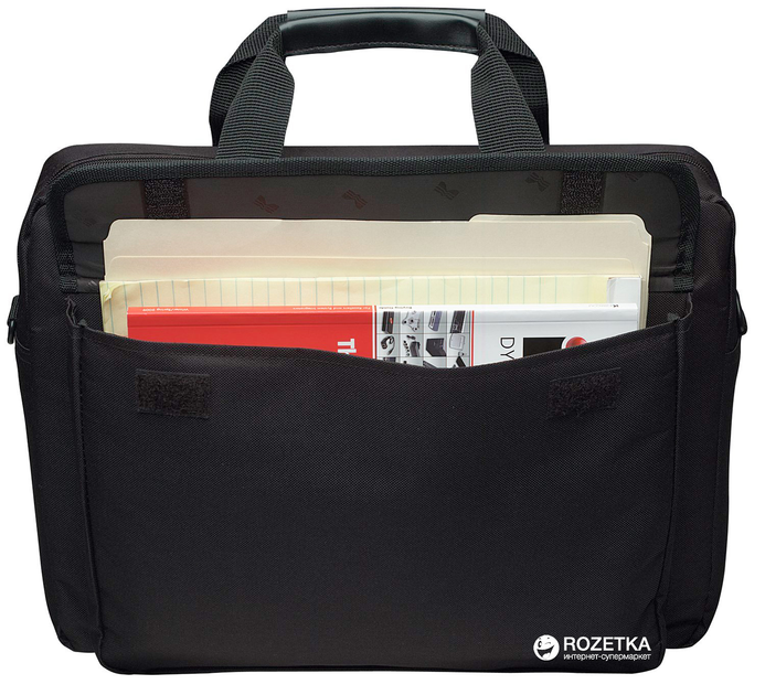 Torba do laptopa Manhattan London 15"/15.6'' Black (0766623438889) - obraz 4